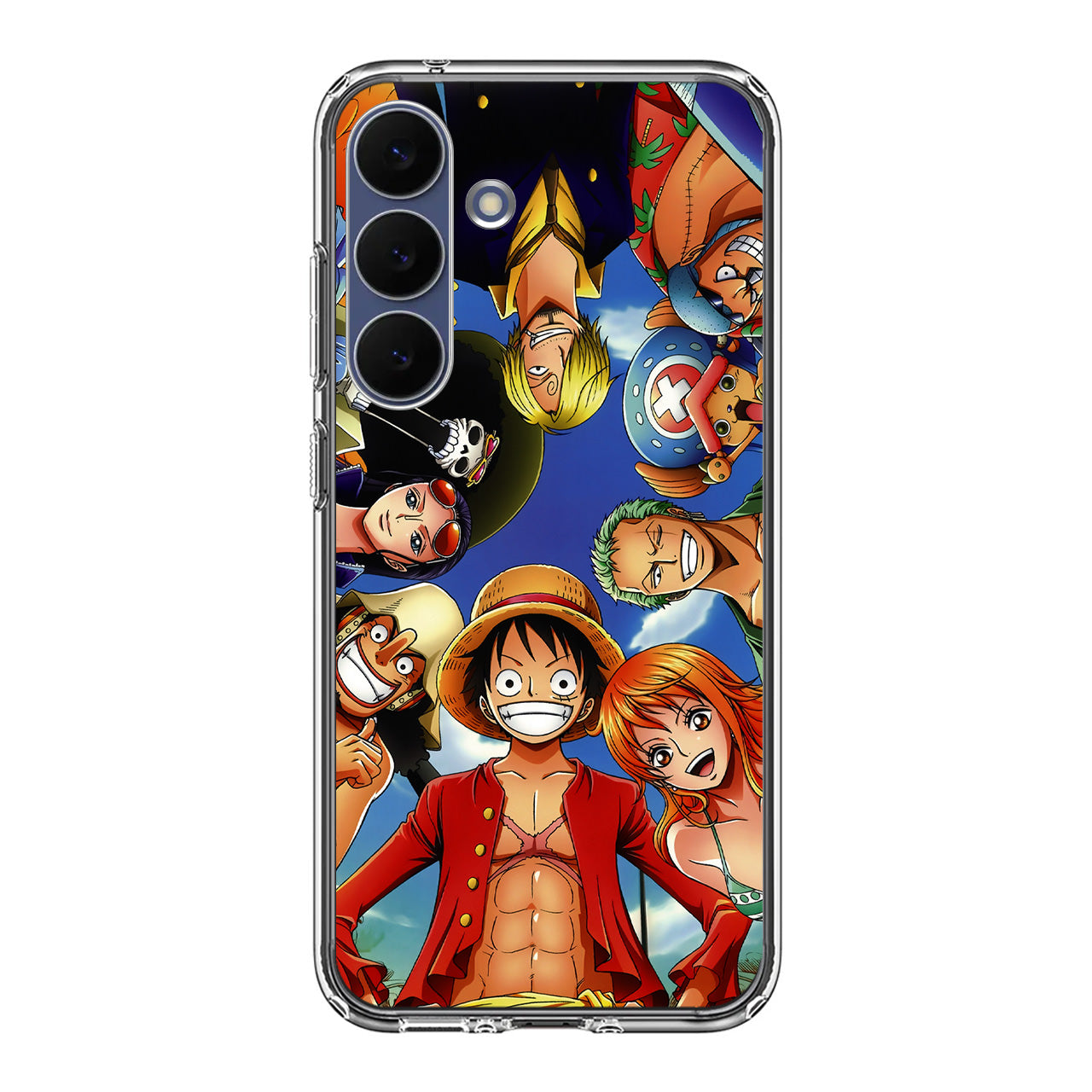 One Piece Luffy Crew Samsung Galaxy S25 FE Case