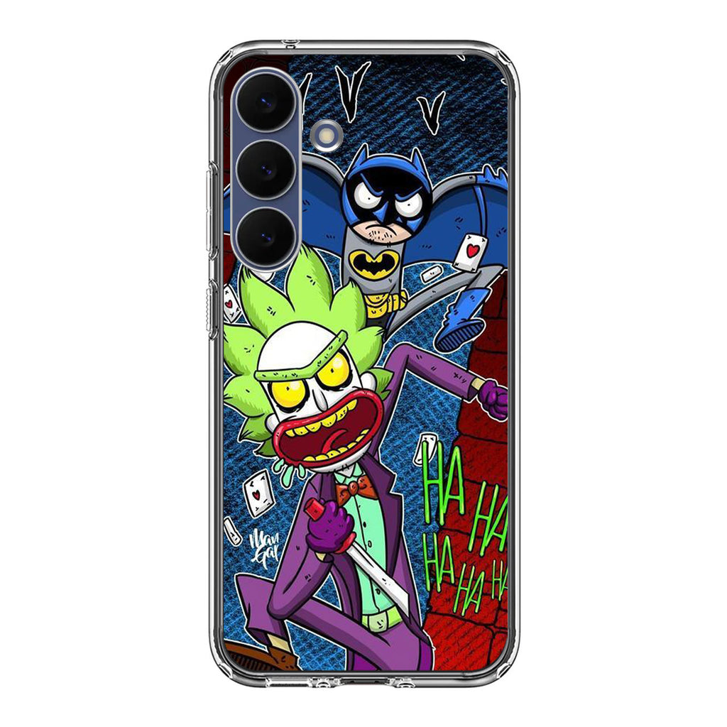 Rick And Morty Bat And Joker Clown Samsung Galaxy S25 FE Case