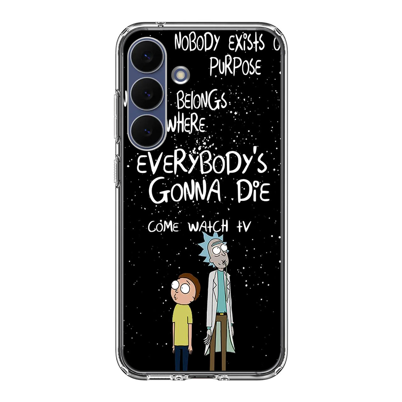 Rick And Morty Quotes Samsung Galaxy S25 FE Case