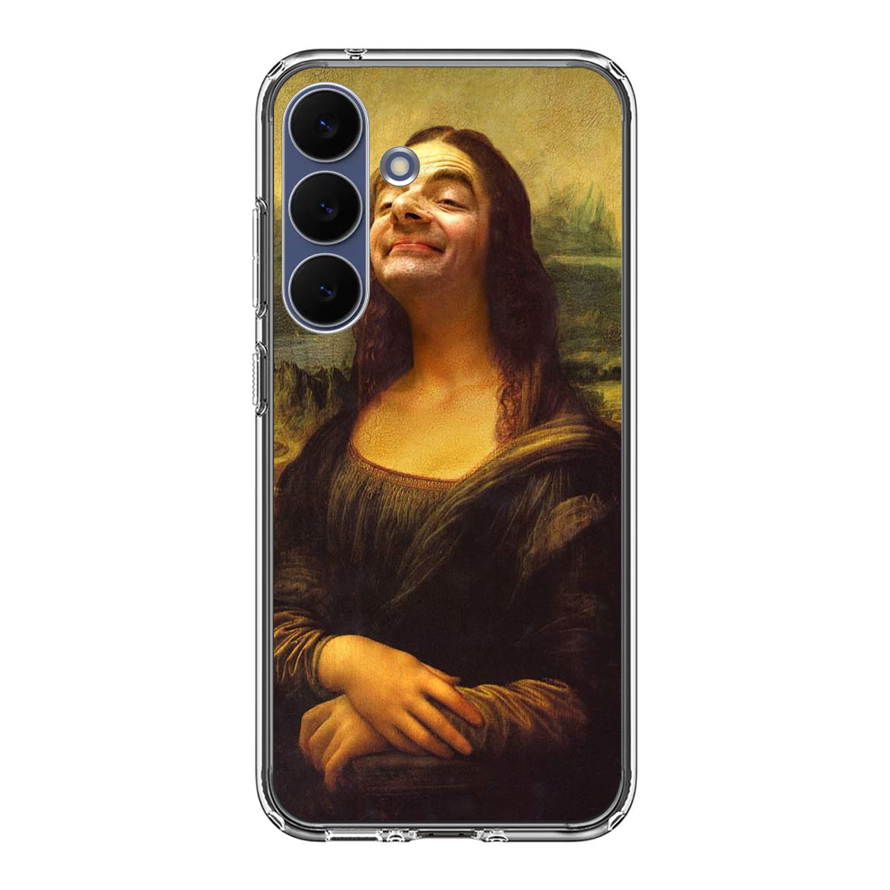Rowan Atkinson Monalisa Funny Samsung Galaxy S25 FE Case