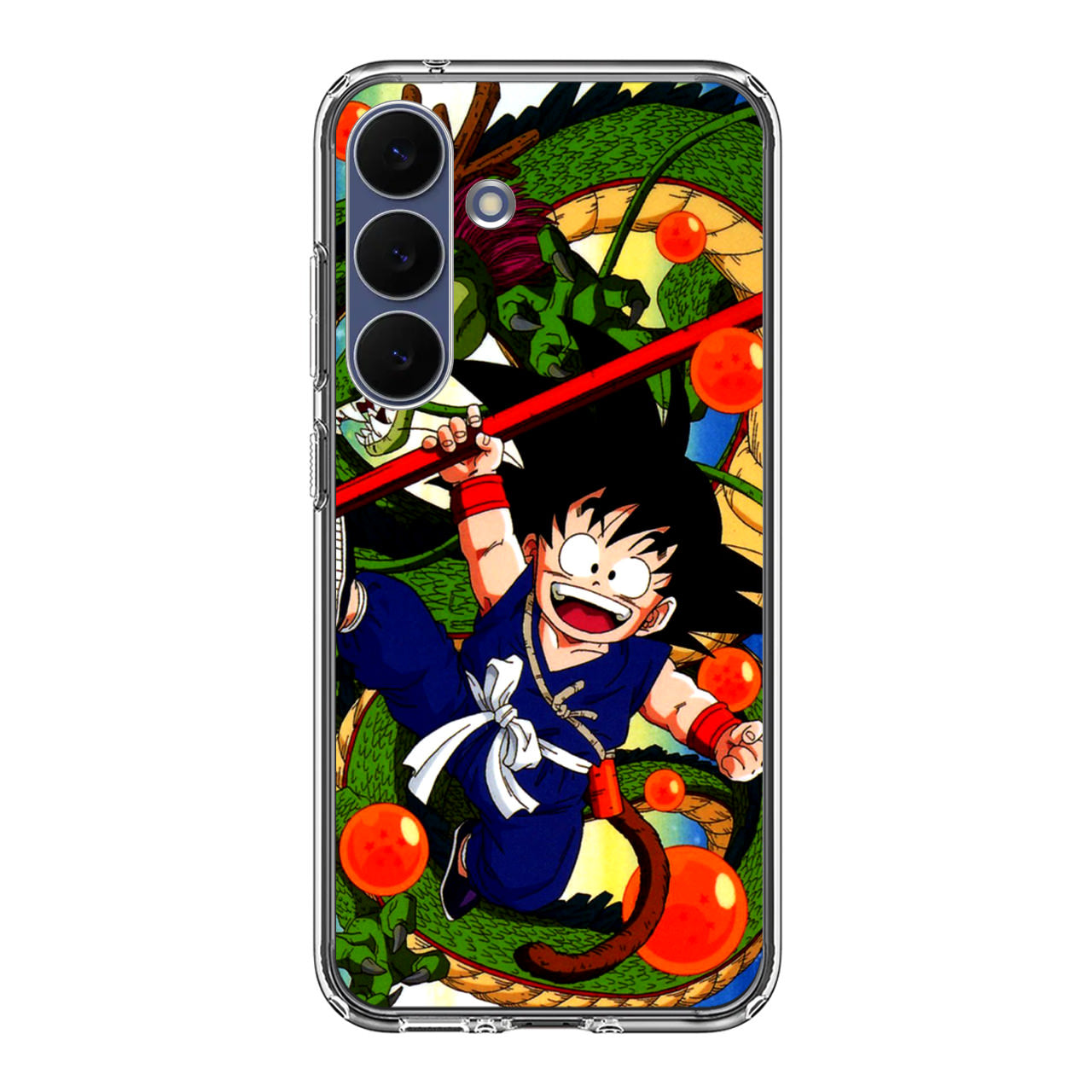 Shenlong And Little Goku Dragon Ball Samsung Galaxy S25 FE Case
