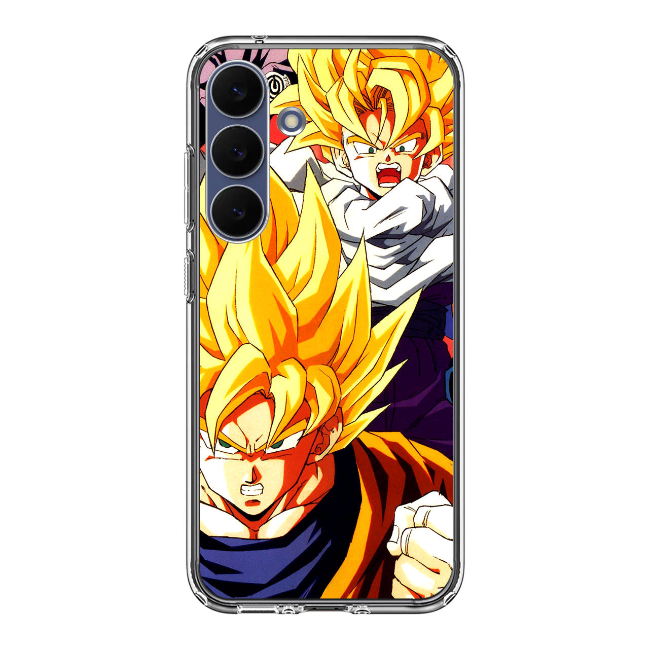 Super Saiyan Goku And Gohan Samsung Galaxy S25 FE Case