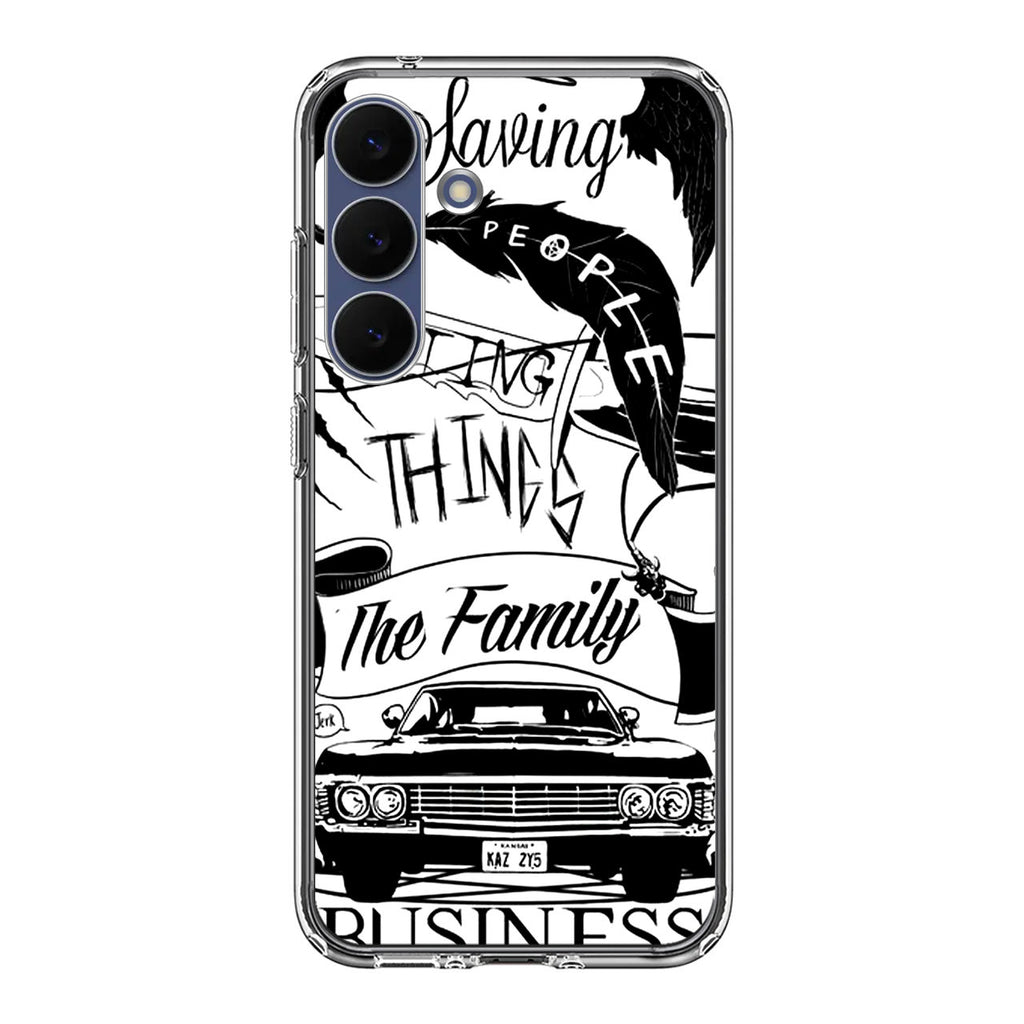 Supernatural Family Business Saving People Samsung Galaxy S25 FE Case