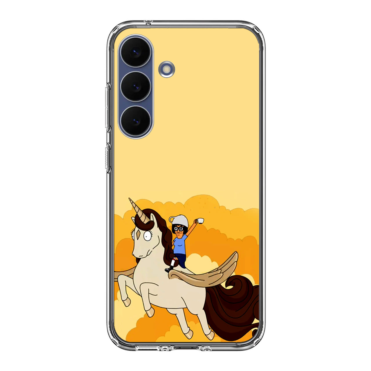 Tina Belcher And Unicorn Samsung Galaxy S25 FE Case