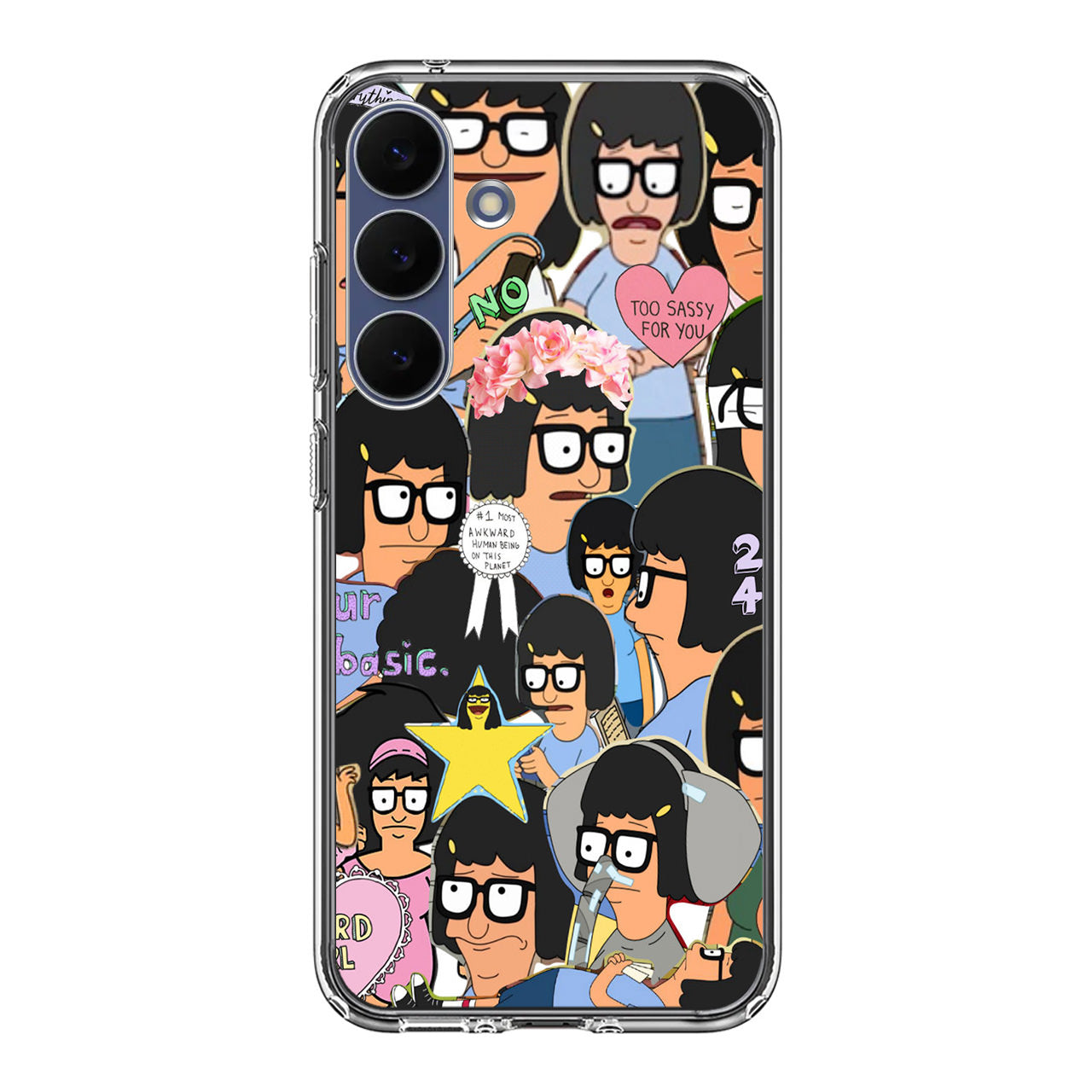 Tina Belcher Collage Samsung Galaxy S25 FE Case