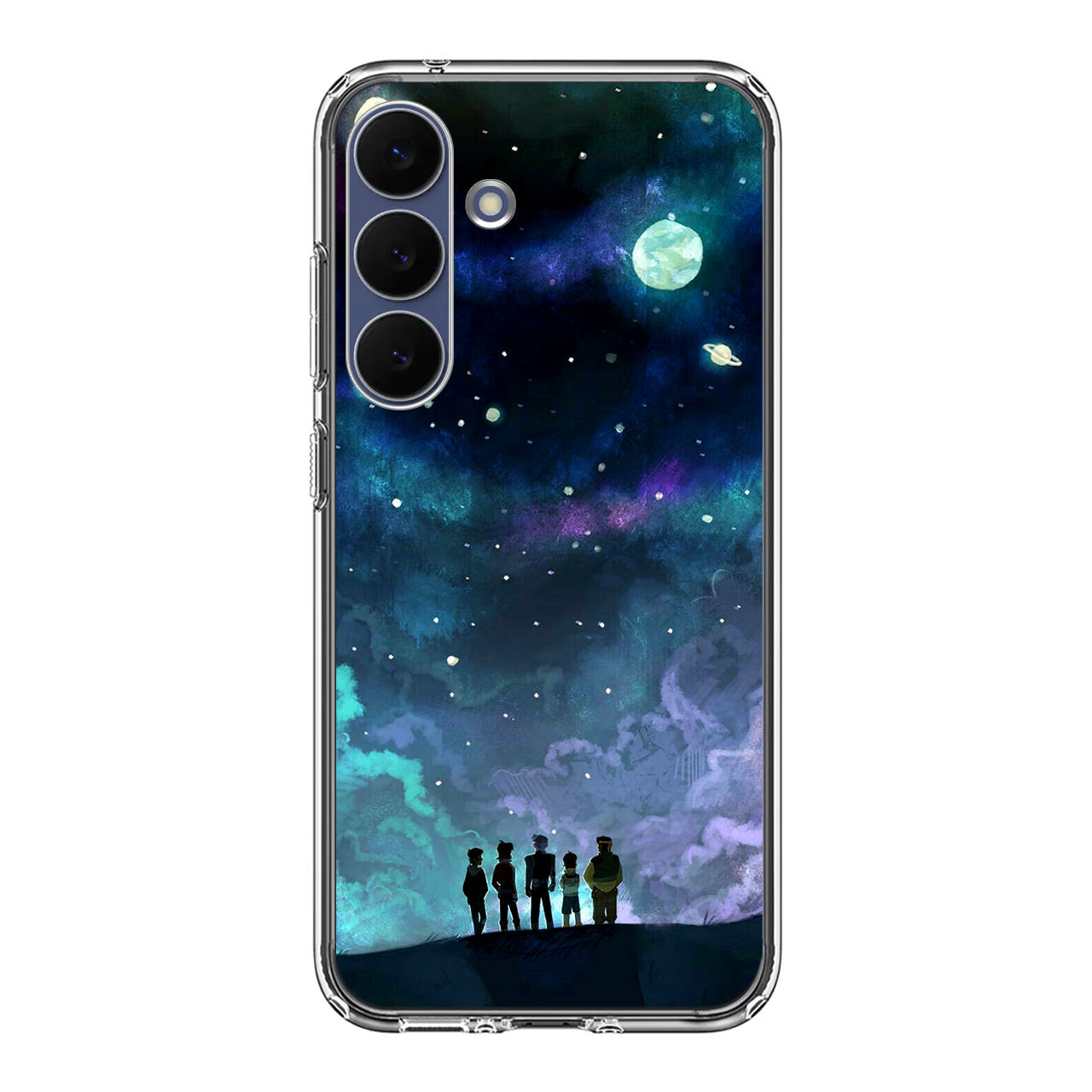 Voltron In Space Nebula Samsung Galaxy S25 FE Case