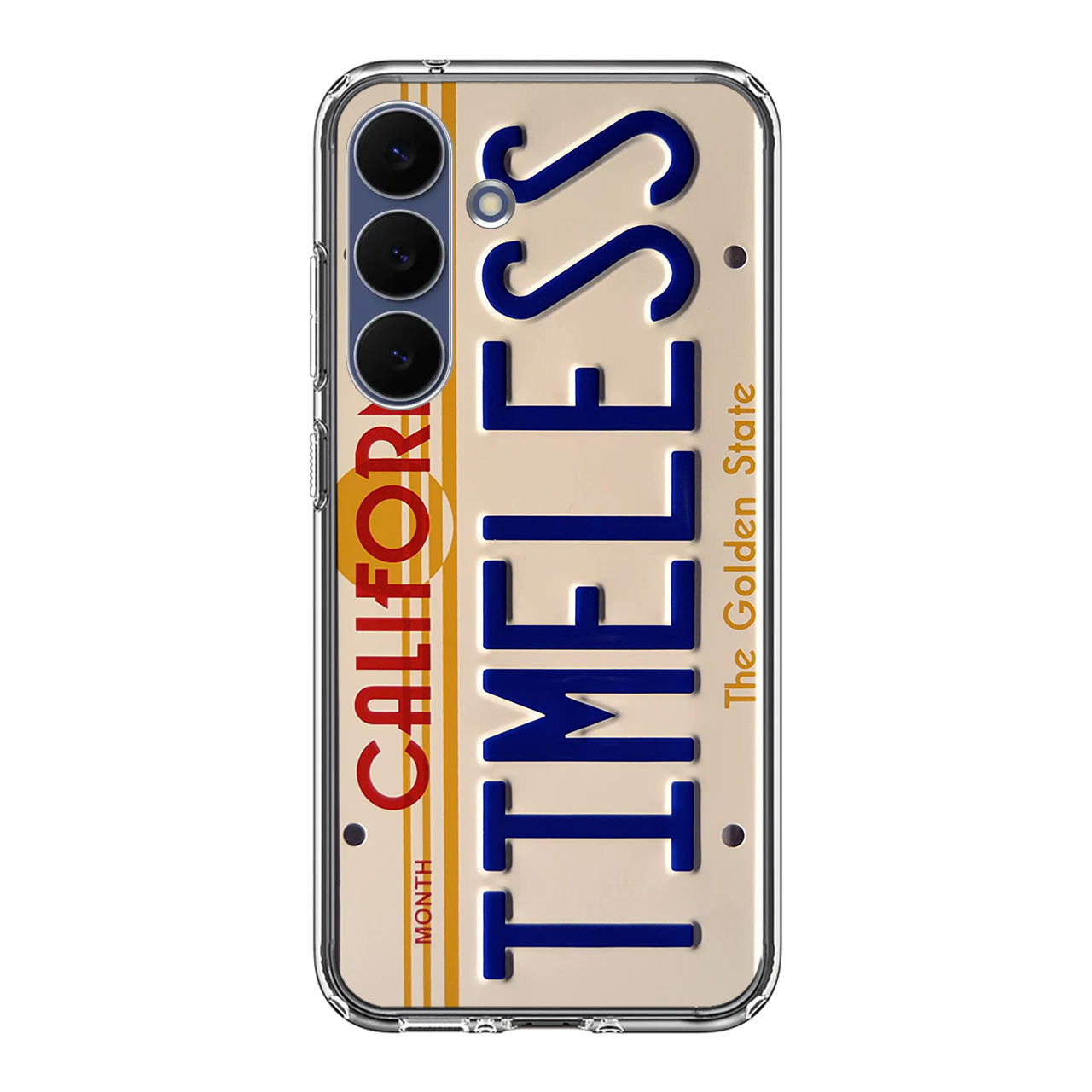 Back to the Future License Plate Timeless Samsung Galaxy S25 FE Case