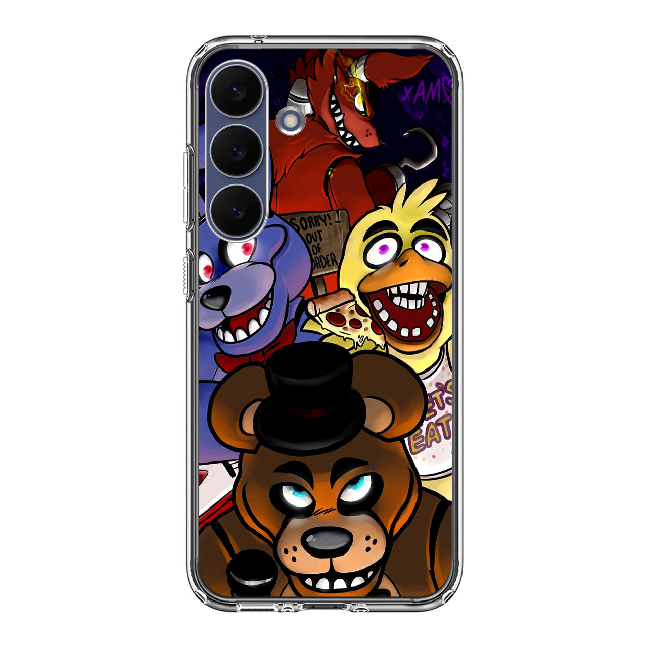 Five Nights at Freddy's Characters Samsung Galaxy S25 FE Case