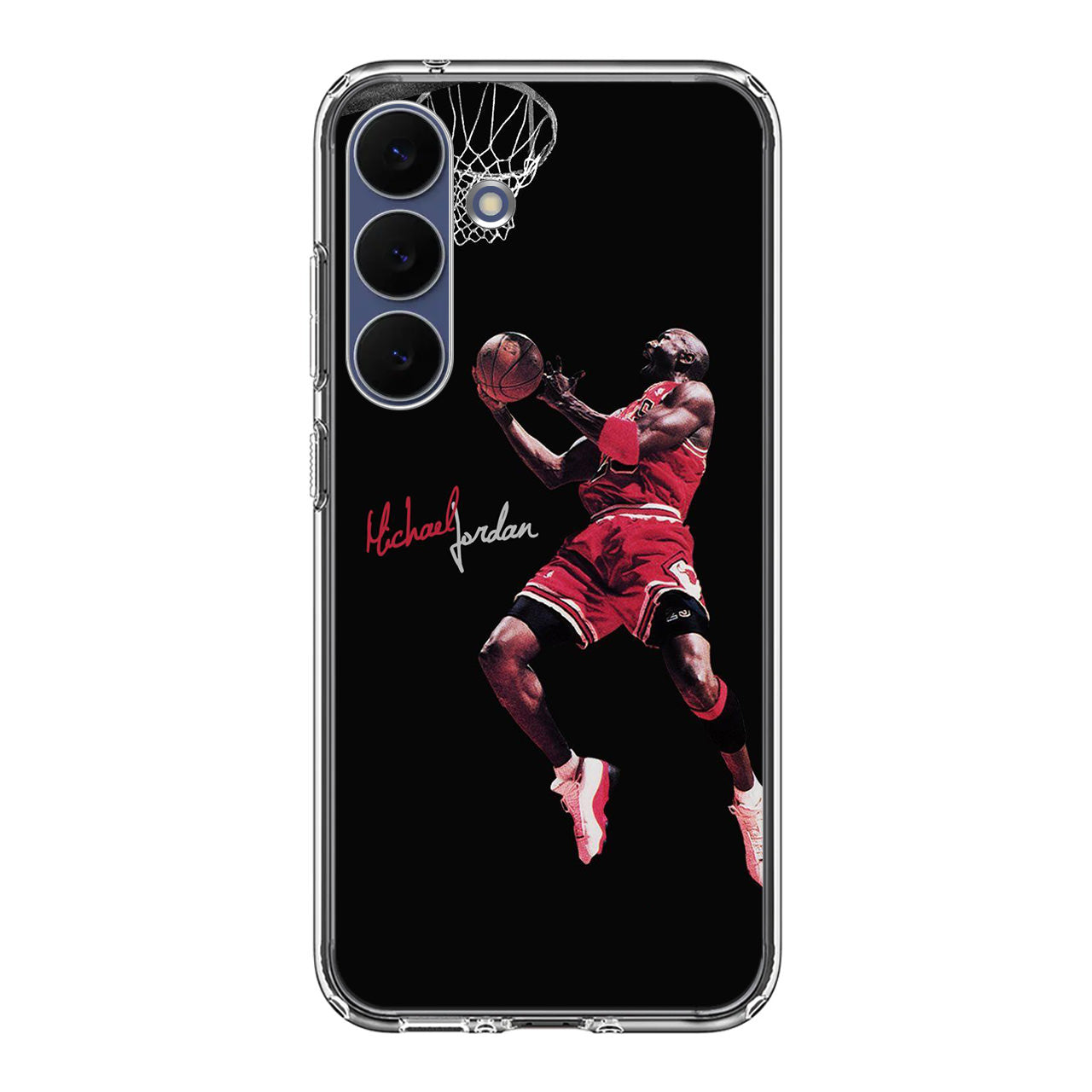 Michael Jordan Epic Jump Samsung Galaxy S25 FE Case