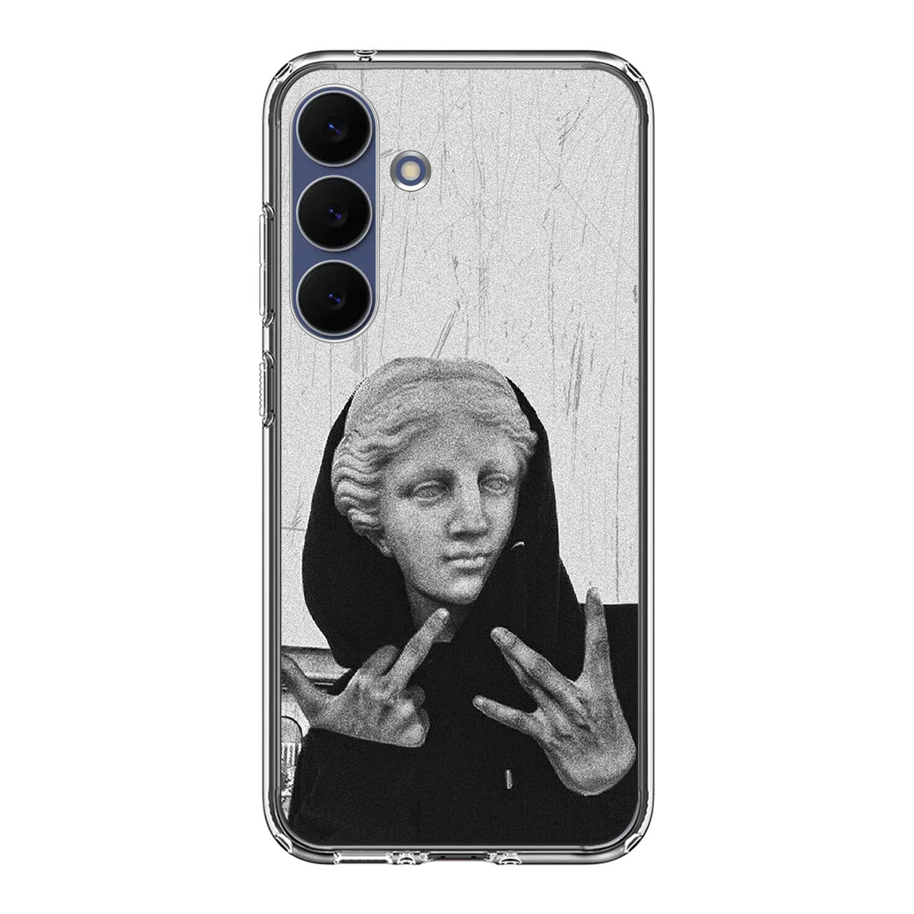 Greek Statue Wearing Hoodie Samsung Galaxy S25 FE Case