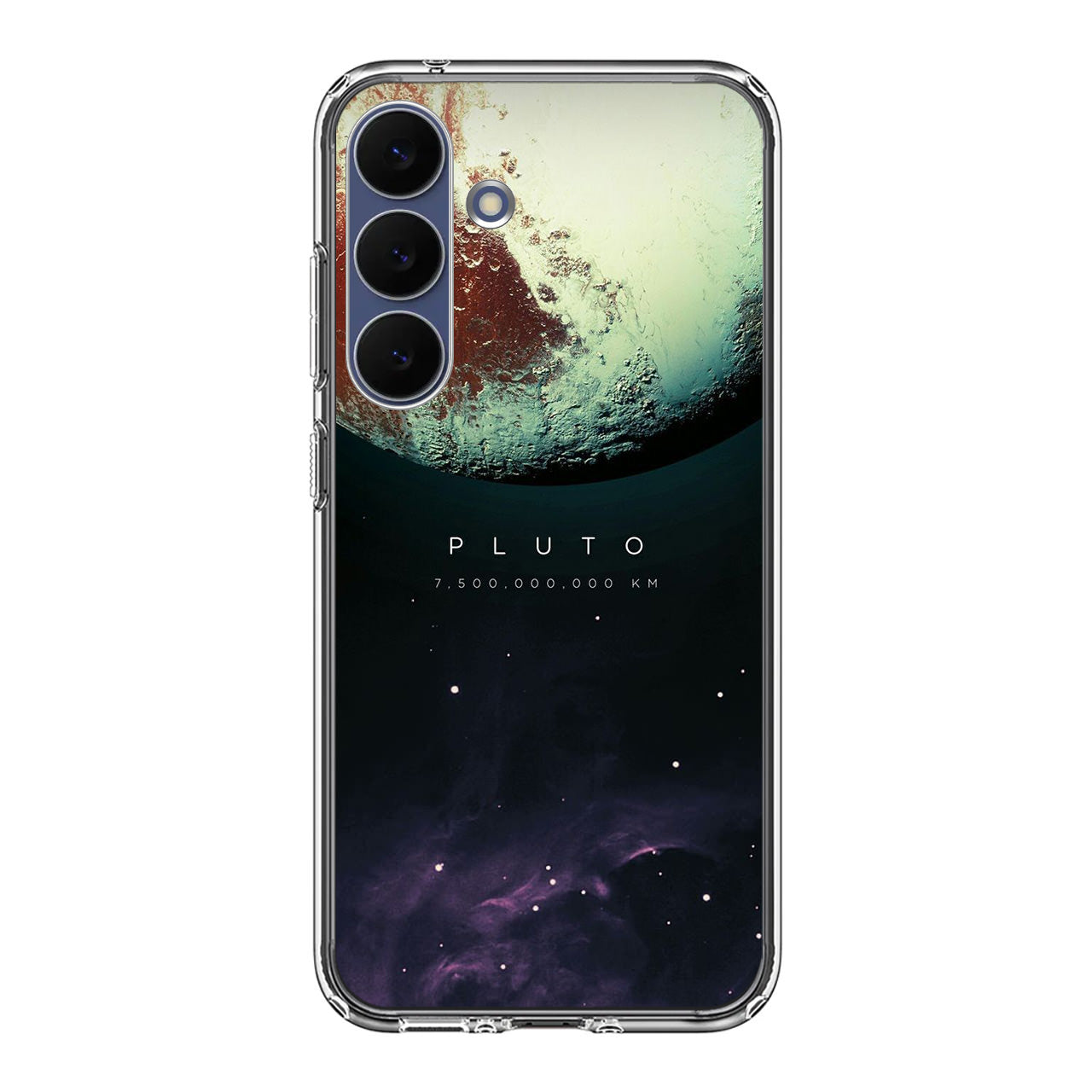 Planet Pluto Samsung Galaxy S25 FE Case
