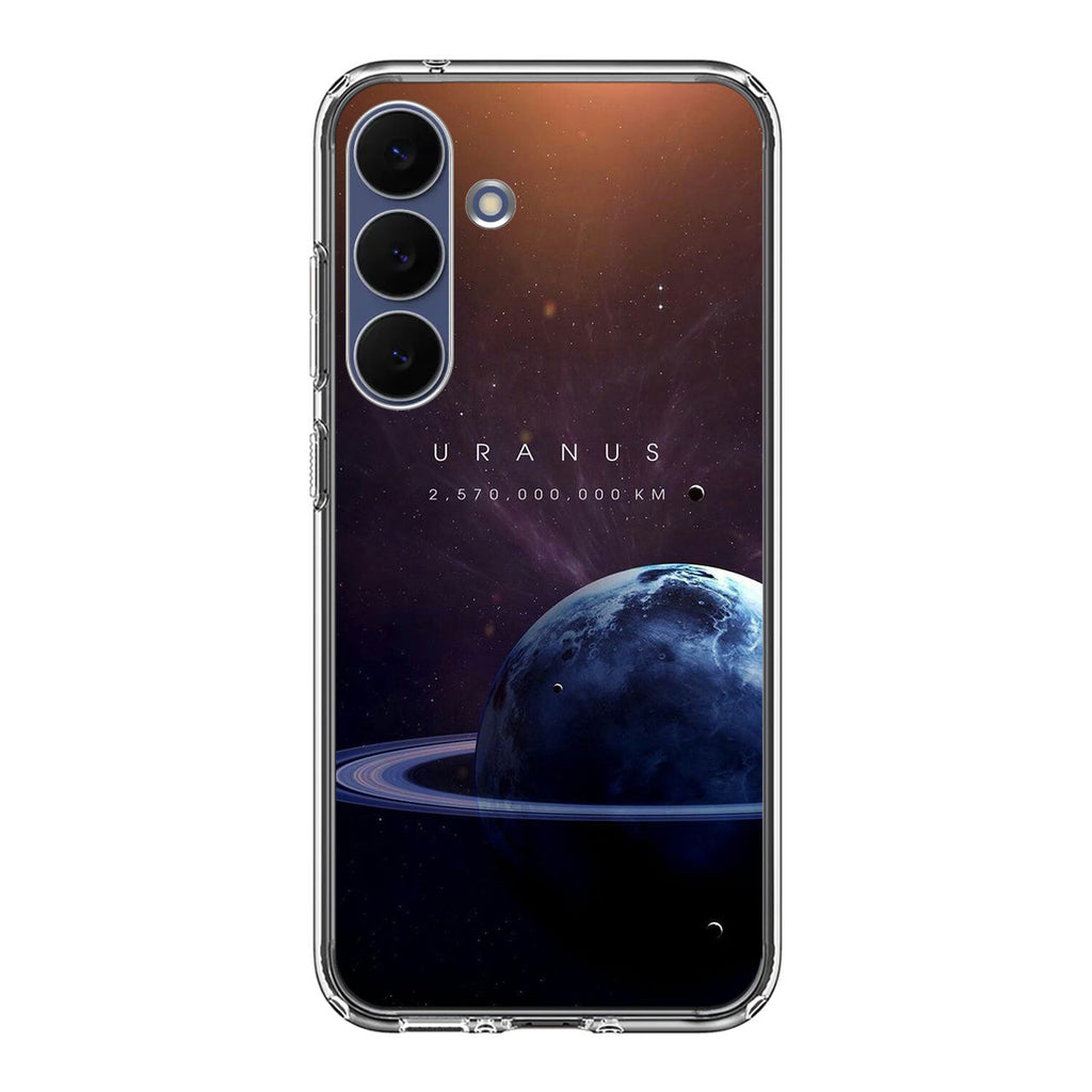 Planet Uranus Samsung Galaxy S25 FE Case