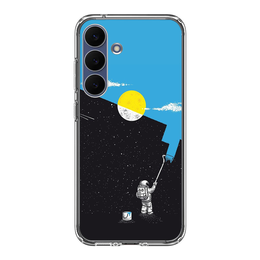 Space Paiting Day Samsung Galaxy S25 FE Case