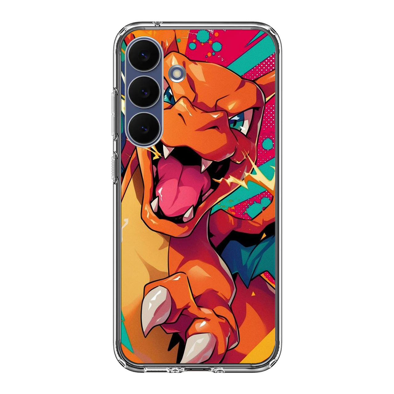 Blazing Fury Charizard Samsung Galaxy S25 FE Case
