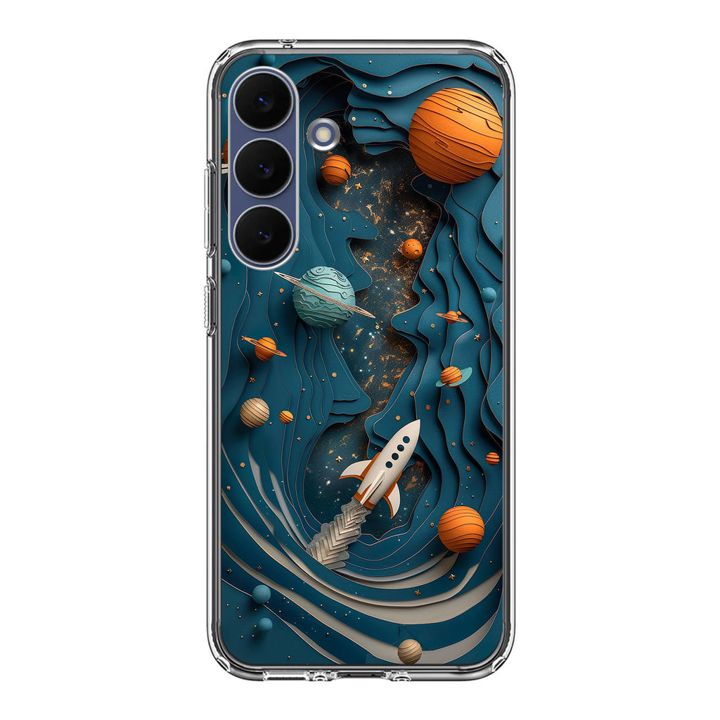Cardboard Cosmos Samsung Galaxy S25 FE Case