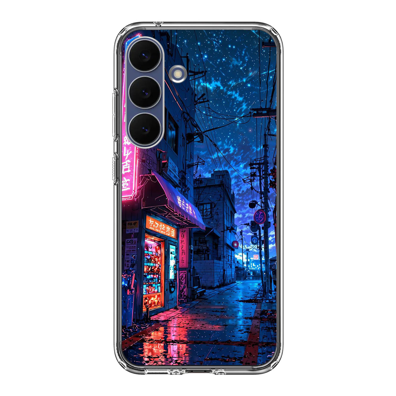 Japan Neon Reverie Samsung Galaxy S25 FE Case