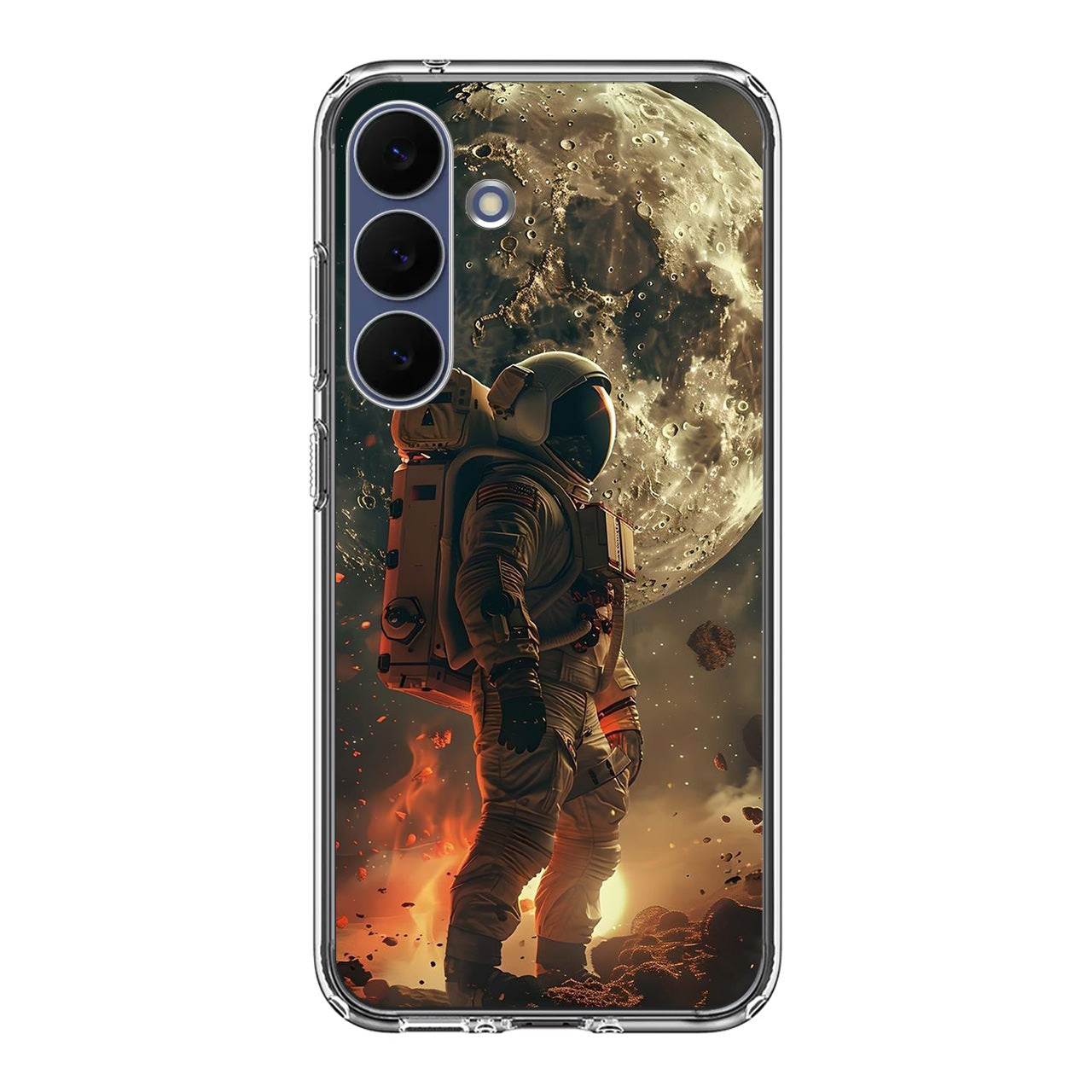 Lunar Sentinel Guardian of the Void Samsung Galaxy S25 FE Case