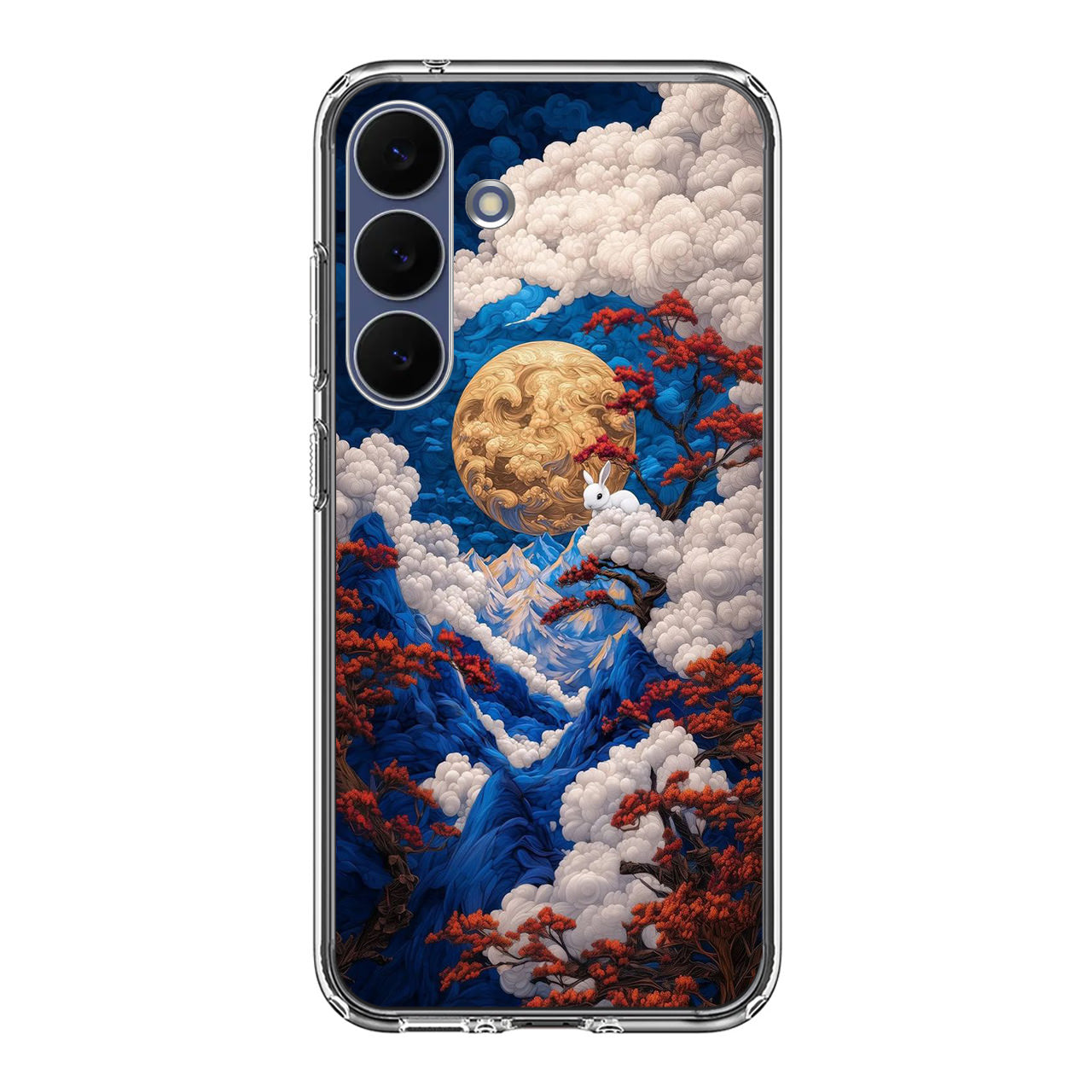 Moonlight Whispers Celestial Peaks Samsung Galaxy S25 FE Case