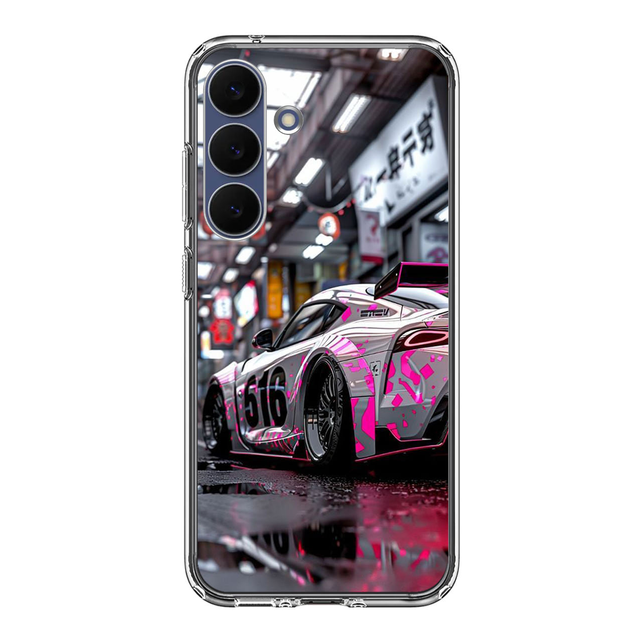 Neon Apex Drift Dreams Samsung Galaxy S25 FE Case