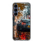 Neon Drift Autumn Streets Samsung Galaxy S25 FE Case