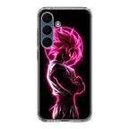 Pink Radiant Saiyan Samsung Galaxy S25 FE Case