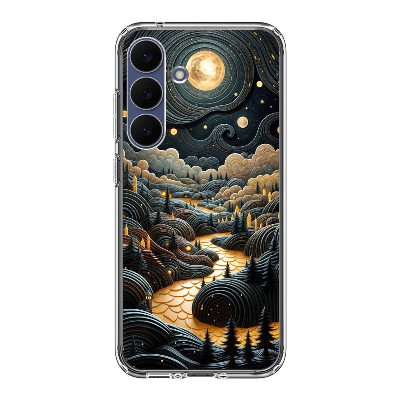Whispers of the Lunar Valley Samsung Galaxy S25 FE Case