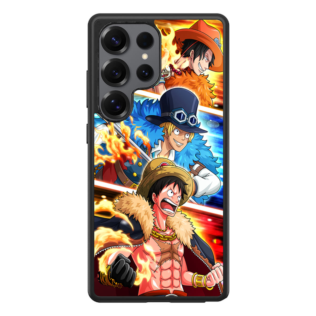 Ace Sabo Luffy Samsung Galaxy S25 Ultra Case