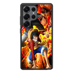 Ace Sabo Luffy Brotherhood Samsung Galaxy S25 Ultra Case