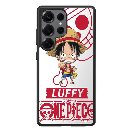 Chibi Luffy Samsung Galaxy S25 Ultra Case