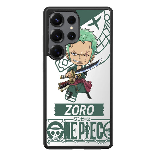 Chibi Zoro Samsung Galaxy S25 Ultra Case