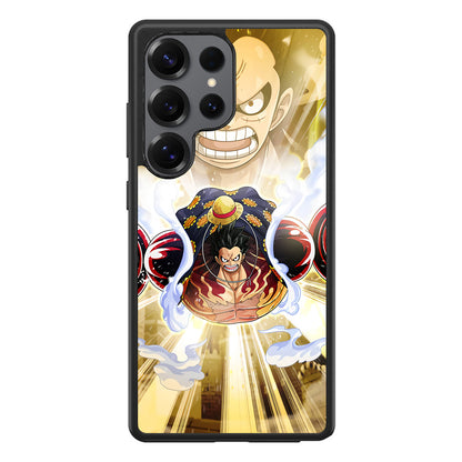 Luffy Flying Bounce Man Samsung Galaxy S25 Ultra Case