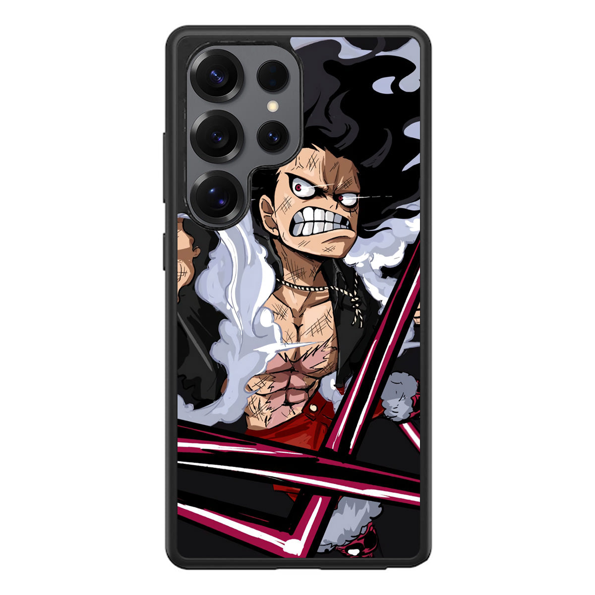 Luffy Snake Man Culverin Art Samsung Galaxy S25 Ultra Case