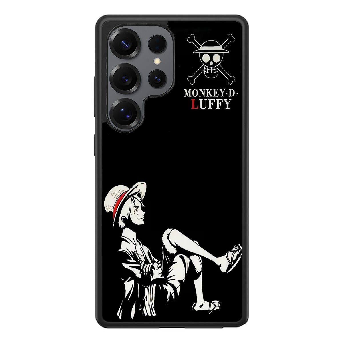 Monkey D Luffy Black And White Samsung Galaxy S25 Ultra Case