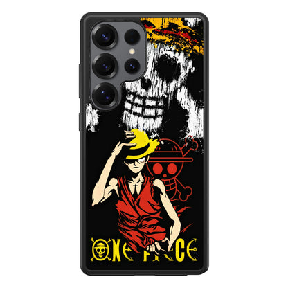 Monkey D Luffy Paint Art Samsung Galaxy S25 Ultra Case