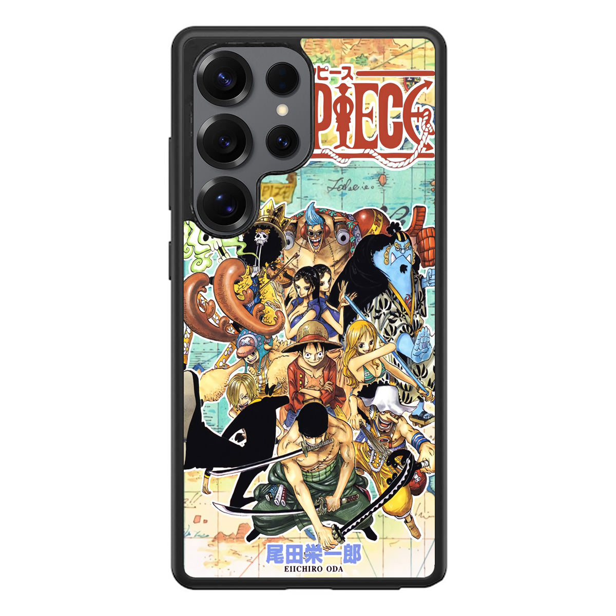 One Piece Comic Straw Hat Pirate Samsung Galaxy S25 Ultra Case