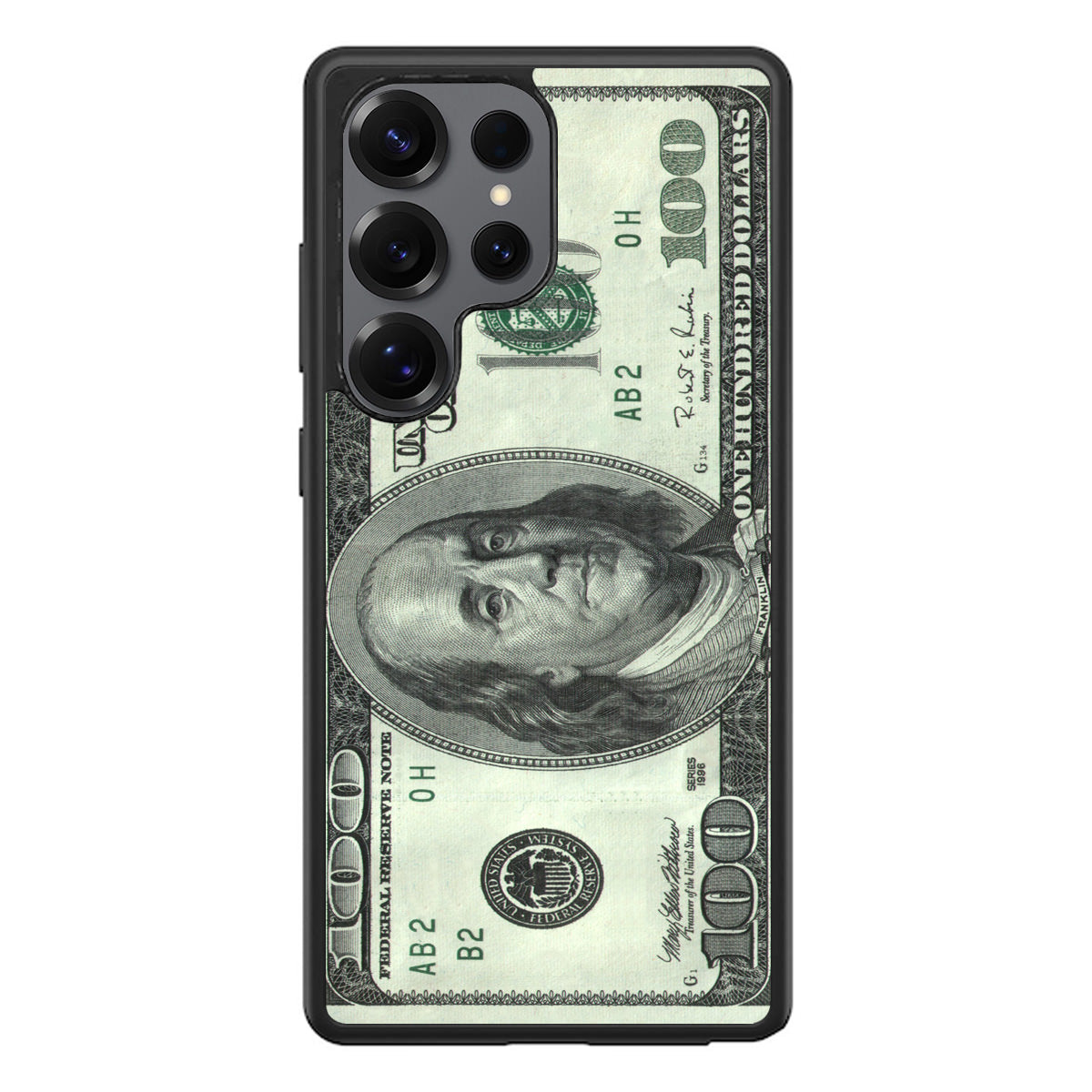 100 Dollar Samsung Galaxy S25 Ultra Case