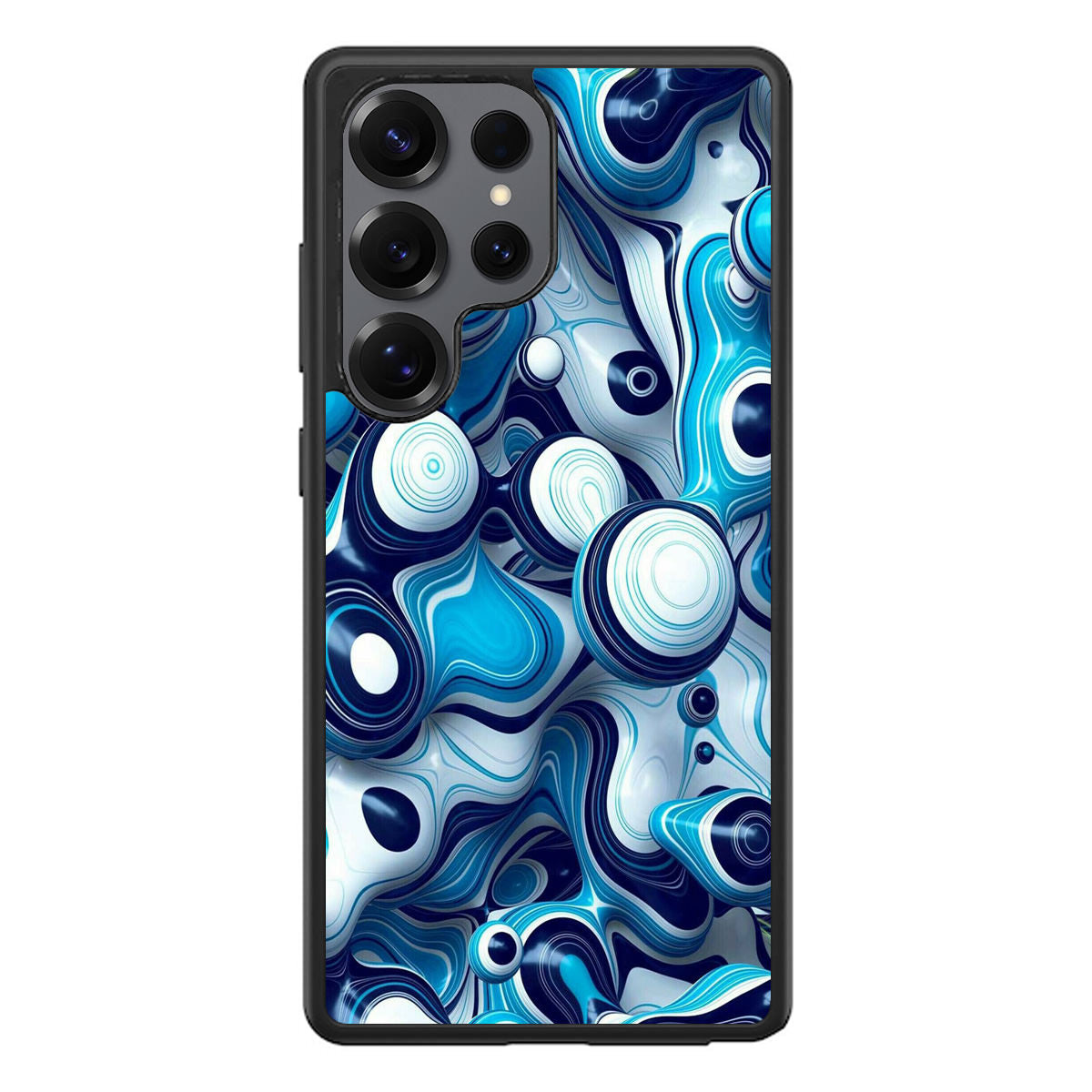 Abstract Art All Blue Samsung Galaxy S25 Ultra Case