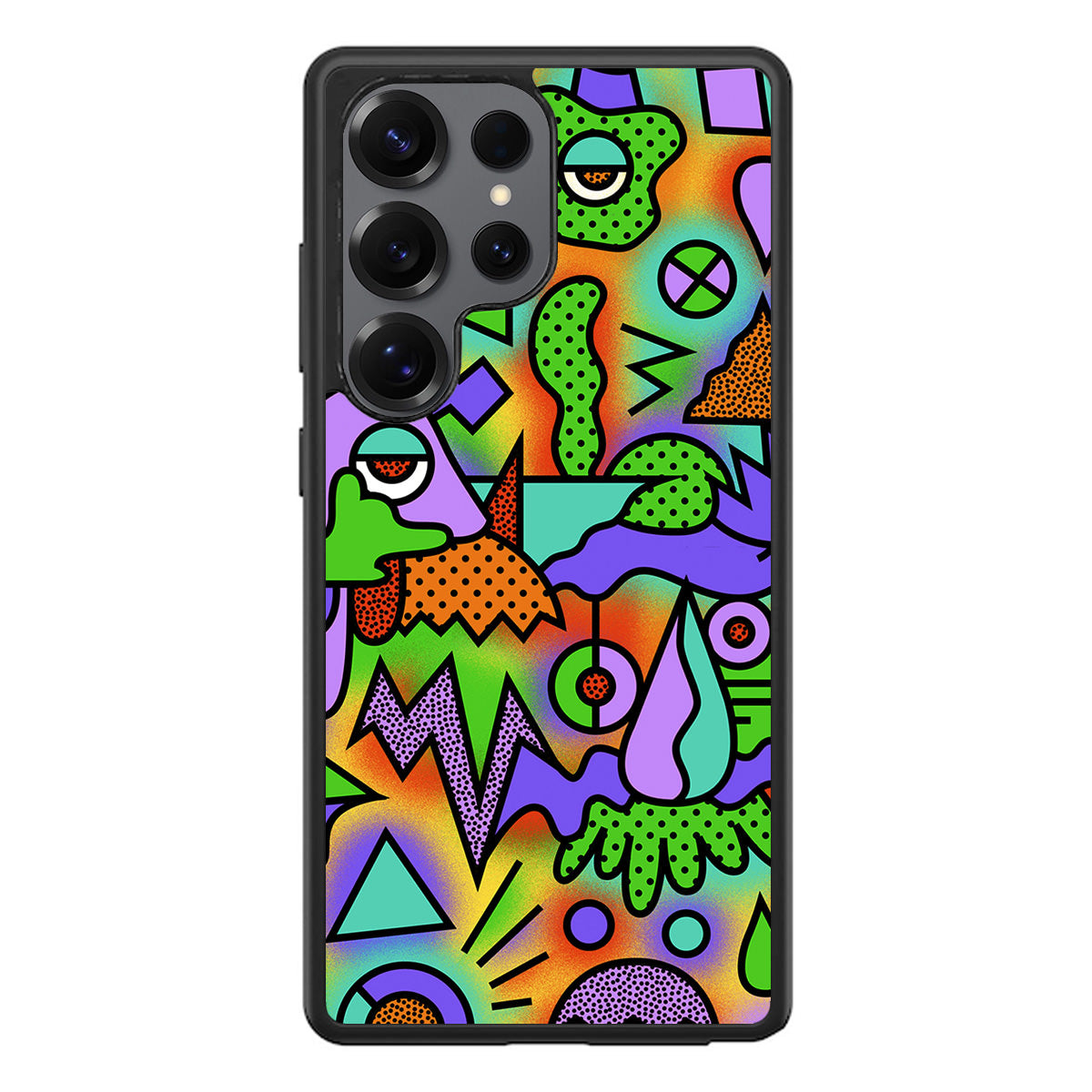 Abstract Colorful Doodle Art Samsung Galaxy S25 Ultra Case