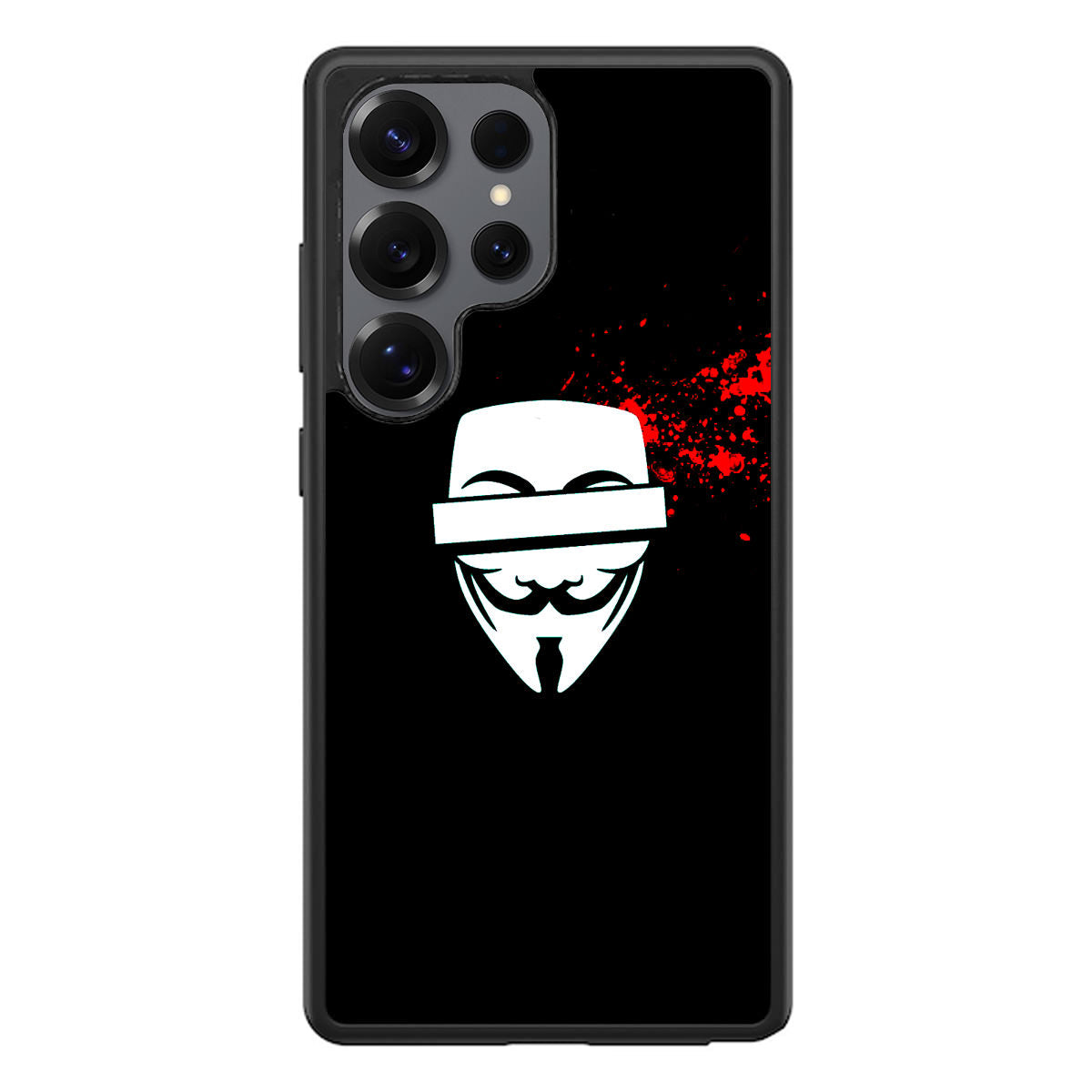 Anonymous Blood Splashes Samsung Galaxy S25 Ultra Case