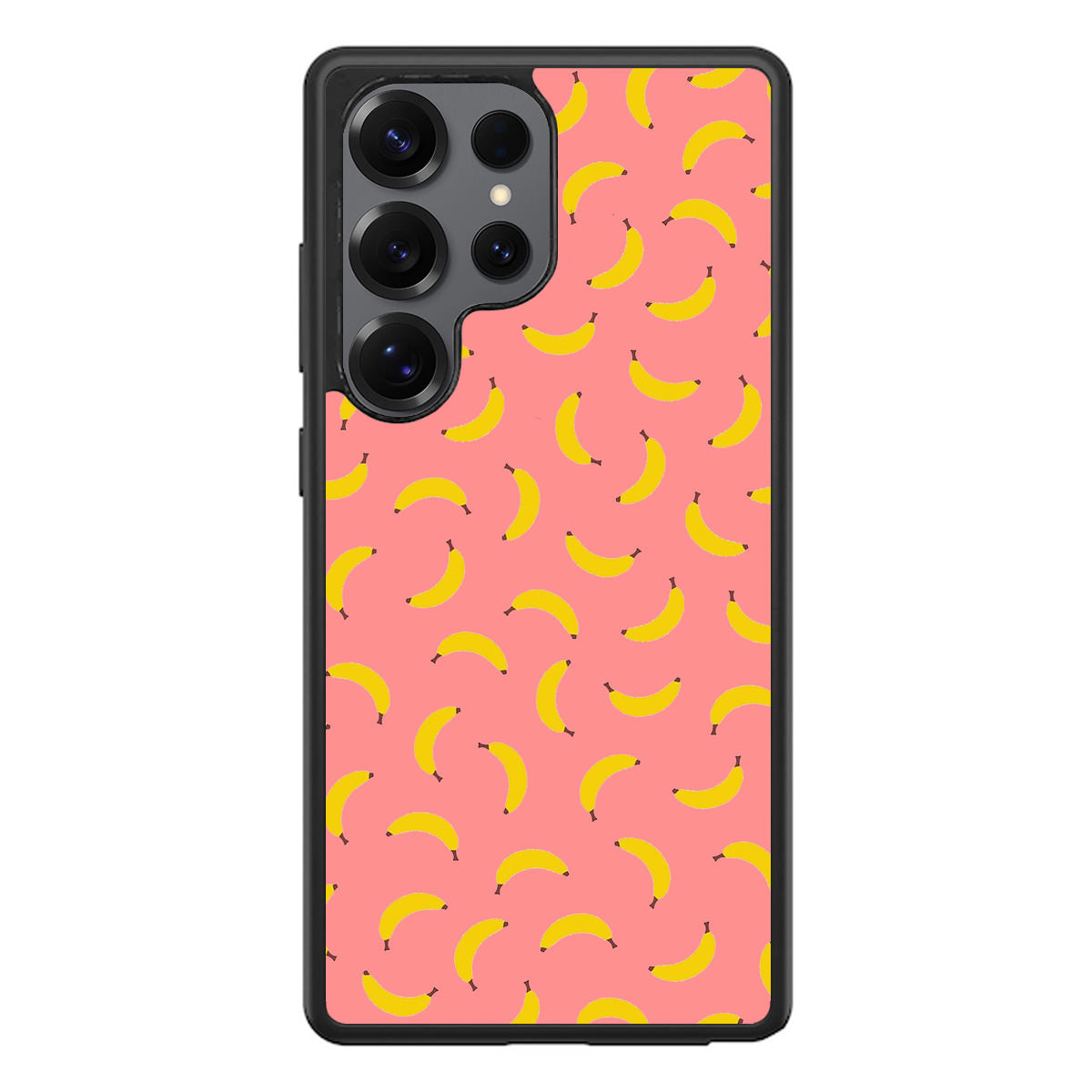 Bananas Fruit Pattern Pink Samsung Galaxy S25 Ultra Case