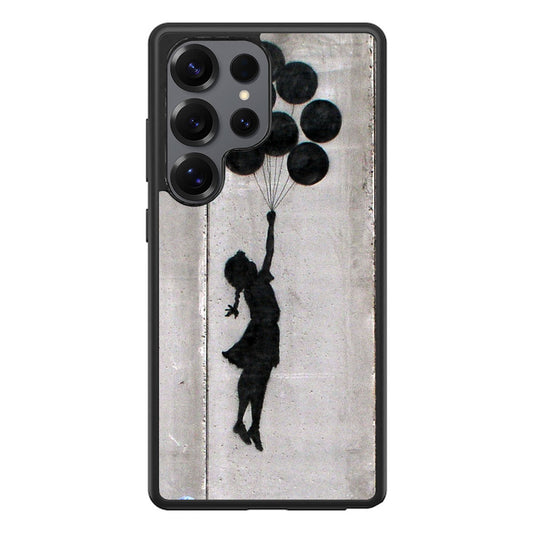 Banksy Girl With Balloons Samsung Galaxy S25 Ultra Case