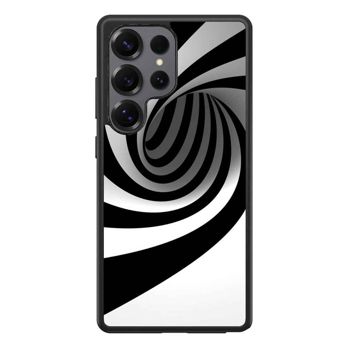 Black and White Twist Samsung Galaxy S25 Ultra Case