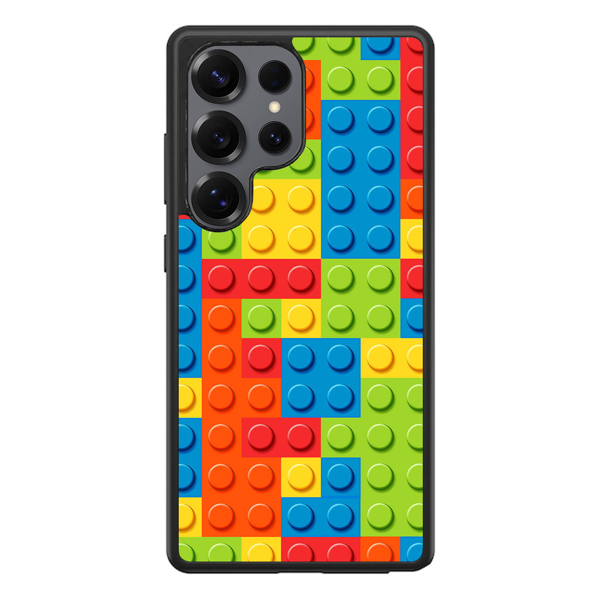 Blocks Rainbow Pattern Samsung Galaxy S25 Ultra Case