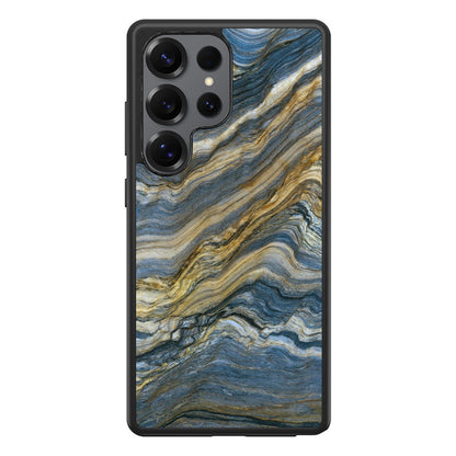 Blue Wave Marble Samsung Galaxy S25 Ultra Case