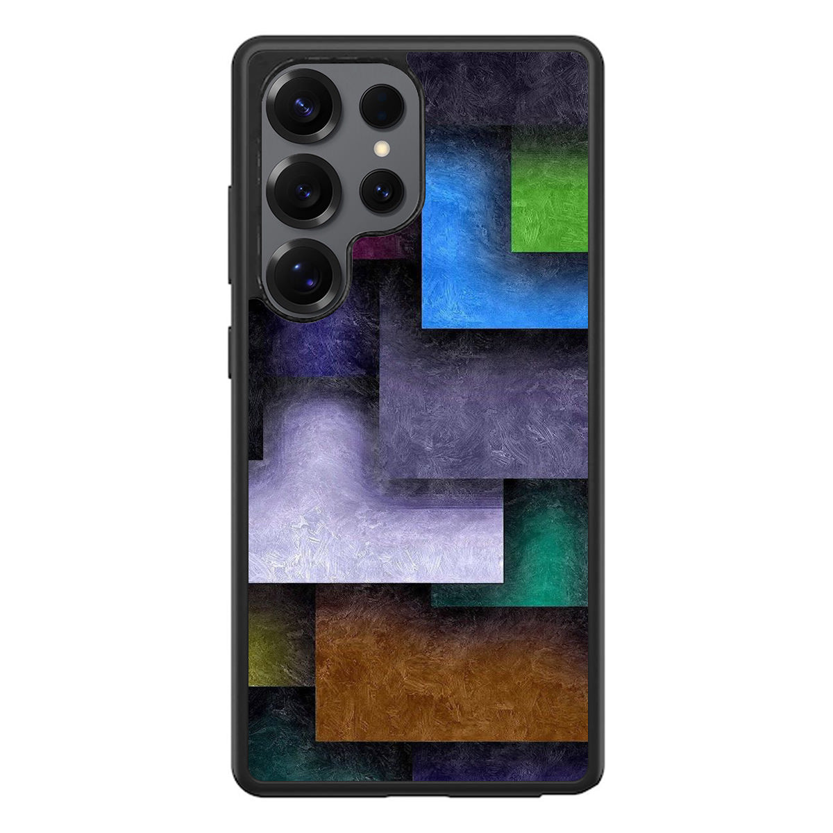 Colorful Rectangel Art Samsung Galaxy S25 Ultra Case