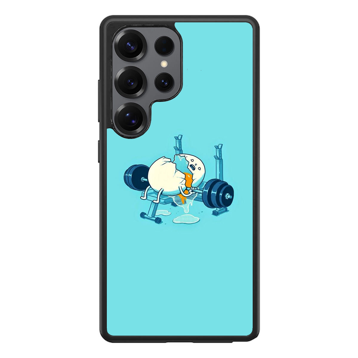 Egg Accident Workout Samsung Galaxy S25 Ultra Case