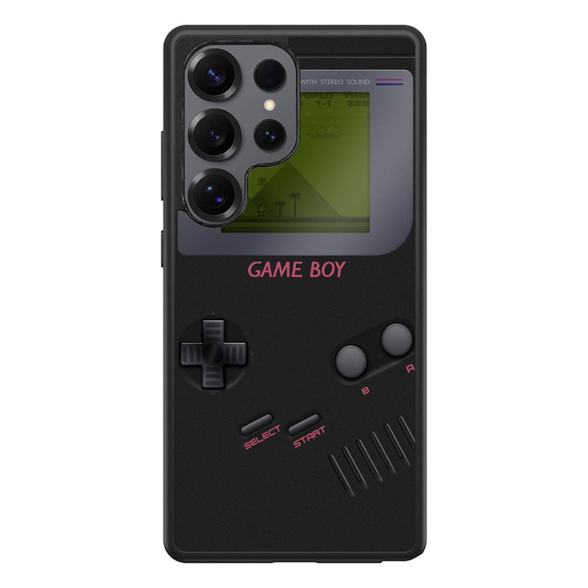 Game Boy Black Model Samsung Galaxy S25 Ultra Case