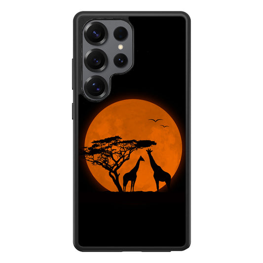 Giraffes Silhouette Samsung Galaxy S25 Ultra Case