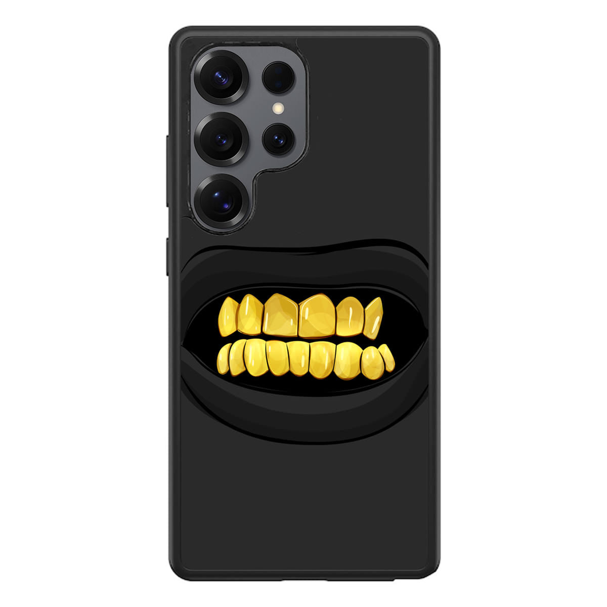 Gold Grillz Samsung Galaxy S25 Ultra Case