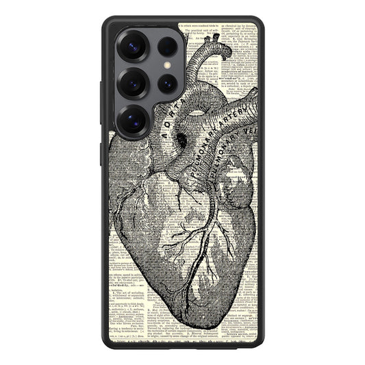 Heart Book Art Samsung Galaxy S25 Ultra Case